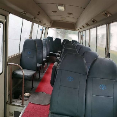 TOYOTA 1HZ Engine Used Coaster Bus 37000km Second Hand Mini Bus