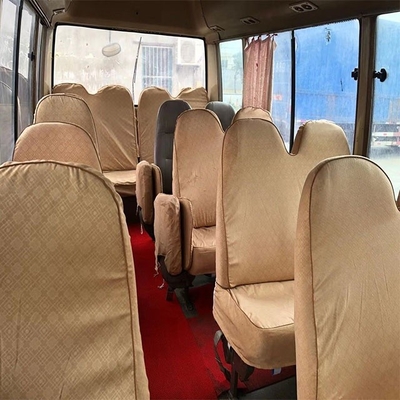 4L Engine 43000km Second Hand Coaster Bus 30 Seater Bus