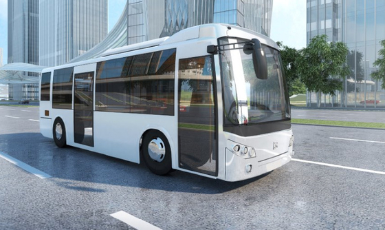 Integrated 69km/h 131kWh Vehicle Engineering Design New Energy Bus